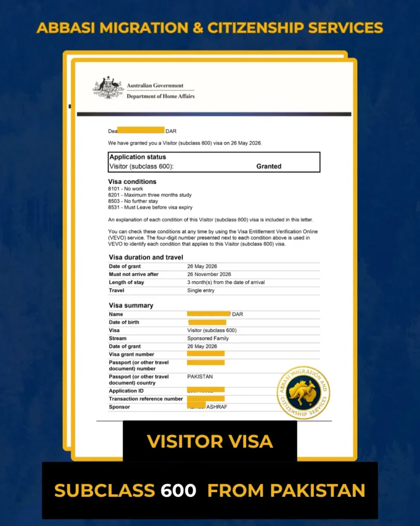 Visitor Visa Approval