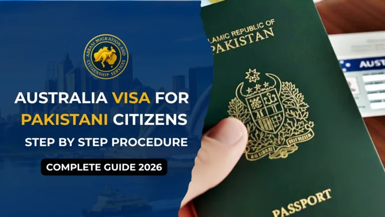 Australia Visa for Pakistani Citizens