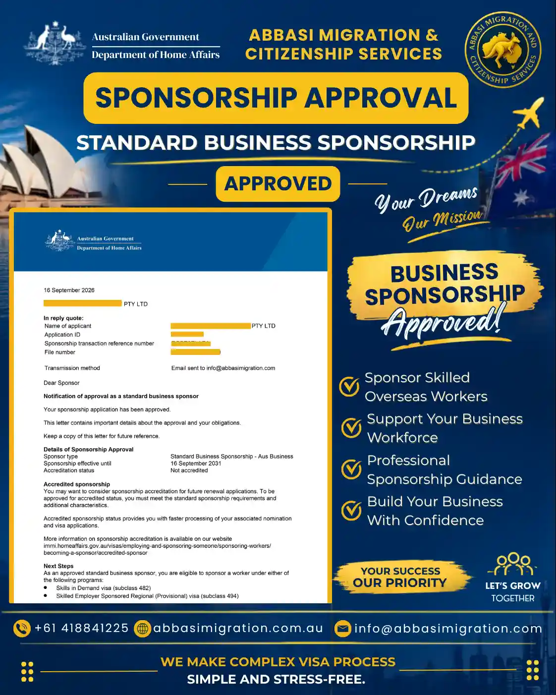 Sponsorship Approval Abbasi Migration Citizenship Services (1)
